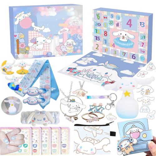 Adventskalender 2026 für Kinder 24 Tage Weihnachts-Countdown-Kalender für Mädchen mit Überraschungen Christmas Advent Calendar 2025 with 24 Days of Suprised for Xmas Gifts (Light Blue)