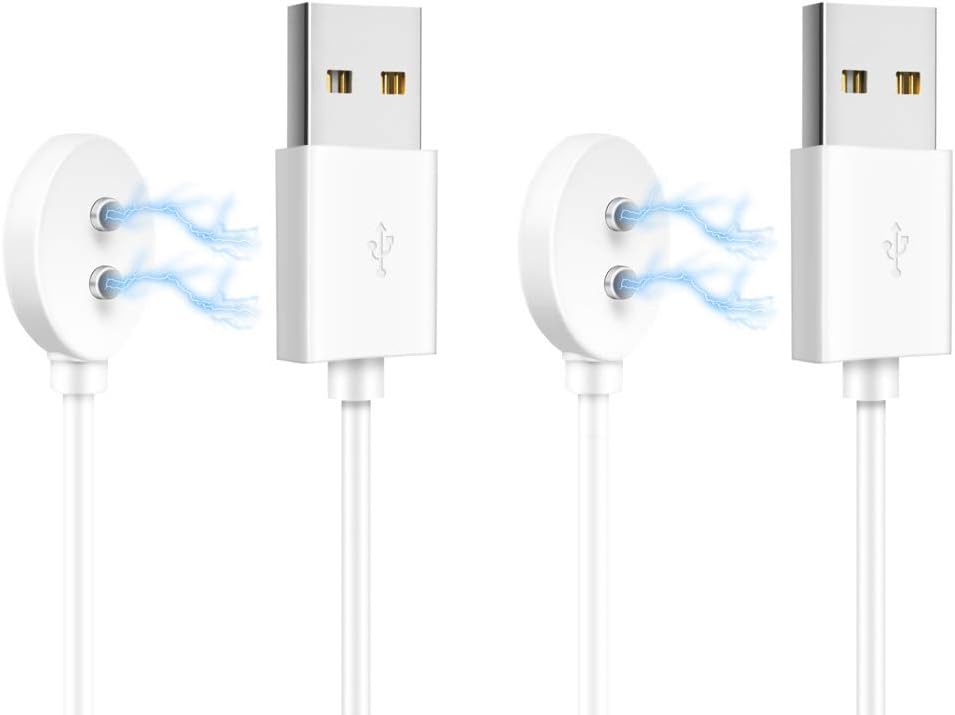 Gepuli Replacement Magnetic Charging Cable for Wand Massagers，Magnetic Suction USB Charging Cable Cord. Oval Design. Suitable for All Kinds of Rechargeable Toys(6MM/0.24in)