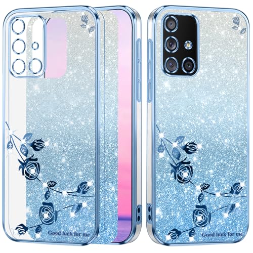 Coque Samsung A71 5G transparente bleue pour vos soirées