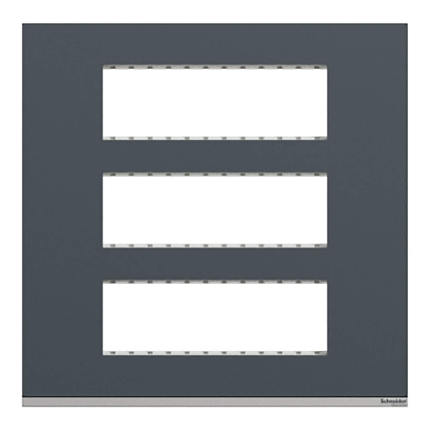 Schneider Electric Unica Pure-18M Plastic Surround & Gridplate, GY (Pack of 1)-image-33