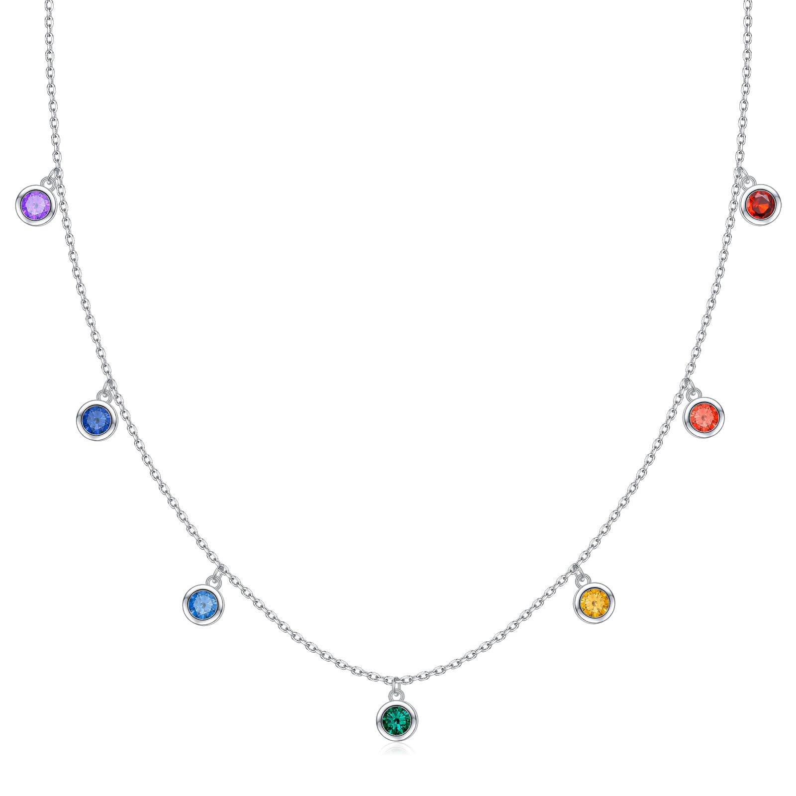 Yearace Choker Necklaces for Women S925 Sterling Silver Sideways Cross/Butterfly/Handcuffs/Infinity Interlocking/Chakra Choker Necklace Dainty