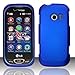 Zizo LG Extravert 2 VN280 Rubberized Hard Snap-On Cover - Retail Packaging - Blue