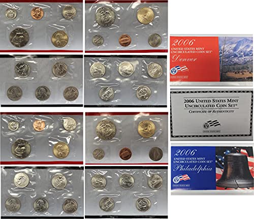2006 United States Mint Uncirculated Coin Set (U06) in Original Government Packaging
