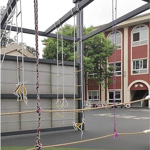 Échelle de secours avec boucle et déploiement rapide ignifugé