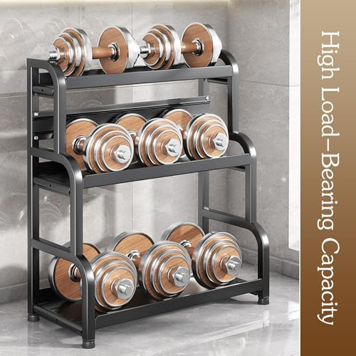 Organizador de especias, estante de almacenamiento de cocina de acero al carbono de 3 niveles, estante alto para especias con barandilla para uso en encimera y gabinete, duradero y funcional