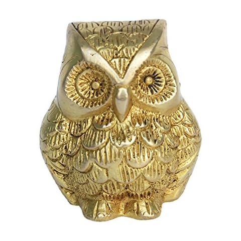 Brass Animal Figure of Owl Cover