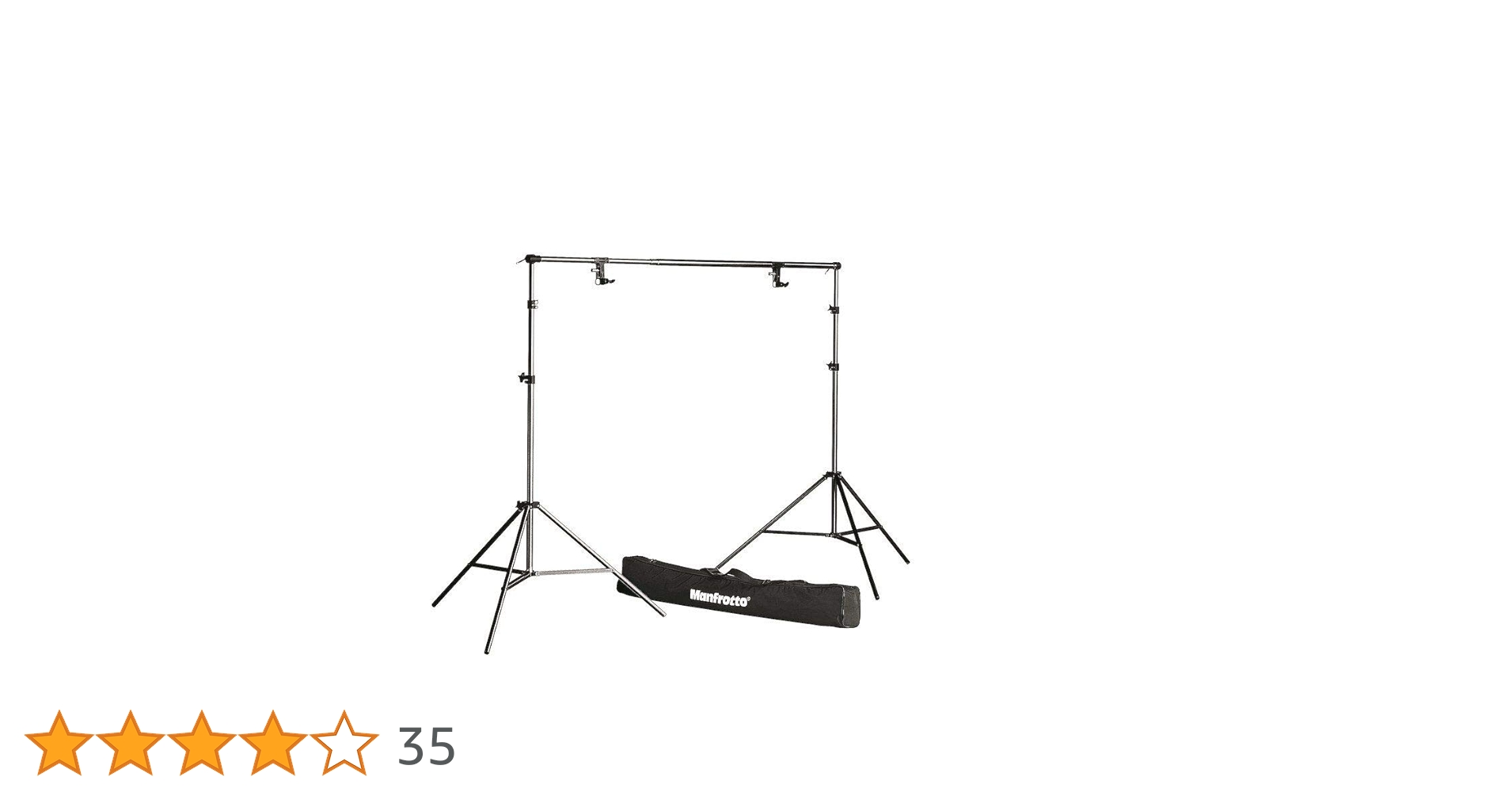 Amazon | Manfrotto ライトスタンド 背景紙サポートシステム 黒