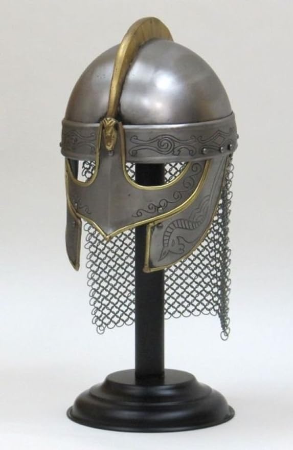 Casque Viking pour reconstitution historique et décoration médiévale