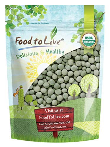 Organic Sprouting Green Peas by Food to Live — 1 Pound