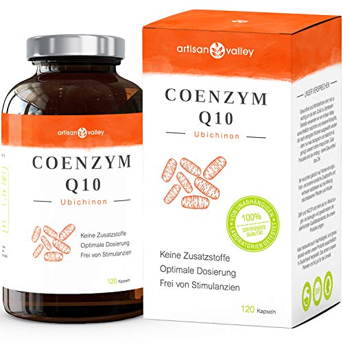 Coenzym Q10 ⋅ Hochdosiert COQ10 ⋅ 200mg Q10 pro Kapsel ⋅ 120 Vegane Kapseln ⋅ Deutsche Herstellung ⋅ Zufriedenheitsgarantie