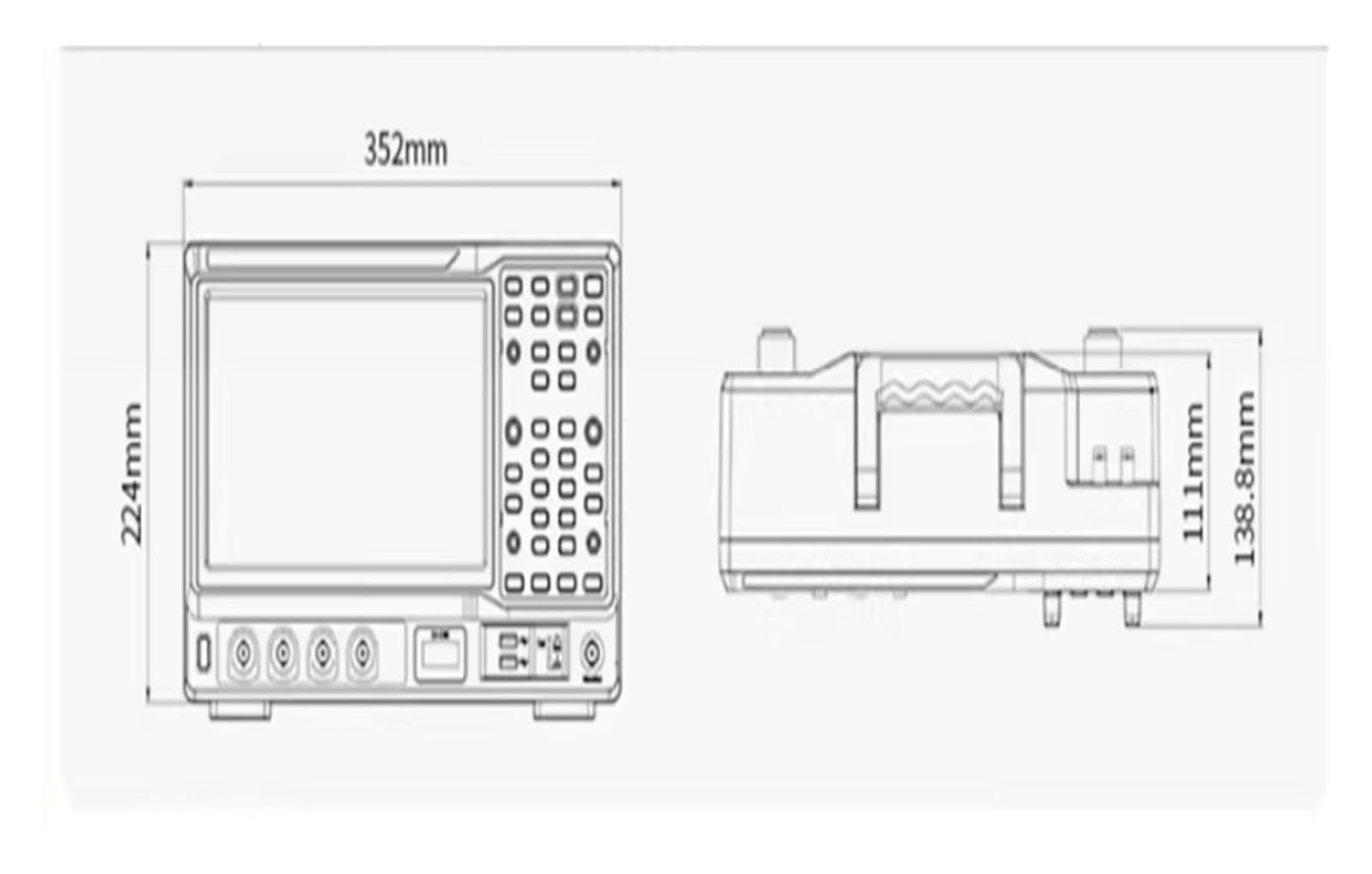 Oscilloscopio digitale SDS2202X Plus 200M a 2 canali