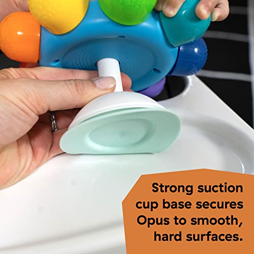 Image of Baby Einstein Ocean Explorers Opus Spin & Sea Suction Toy for Highchair, Lights & Vibrant Colors, Ages 3 Months and up