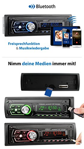 XOMAX XM-RSU258BT Autoradio con Bluetooth i 7