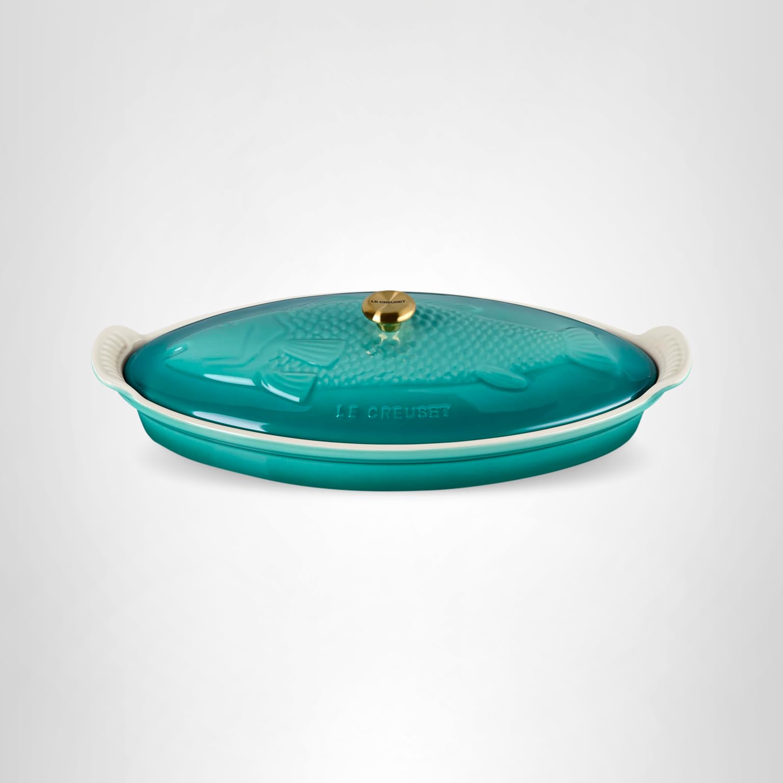 Le Creuset レギュミエ　メゾンドパリ　鍋 Amazon.com: Le Creuset Stoneware Heritage Fish Baker, 1.7 qt
