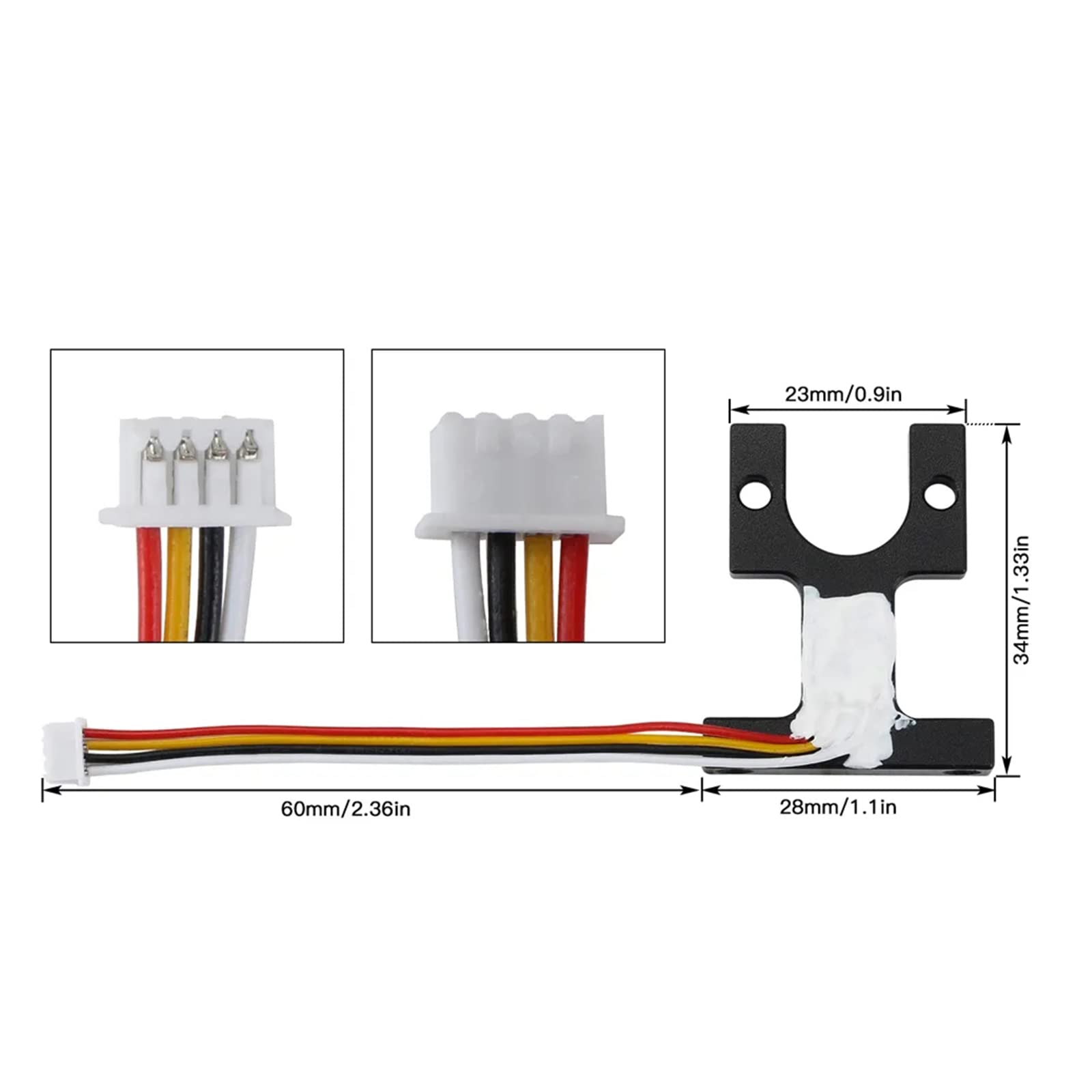 Sensore DMS Livellamento Letto BCZAMD Sensore DMS Per Stampante 3D Anycubic Vyper - Ricambio Livellamento Letto | Compatibile Con Modelli B, C, D Parti Stampante 3d Bczamd