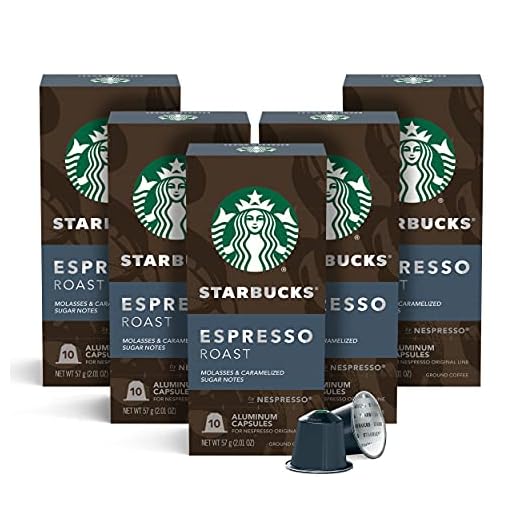 Starbucks by Nespresso Dark Roast Espresso (50-count single serve capsules, compatible with Nespresso Original Line System)