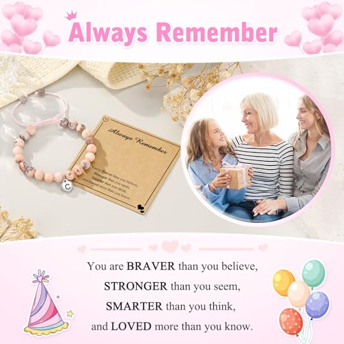 UNGENT THEM Letter Initial Charm Bracelets Gifts for Teen Girls Jewelry Women Teenage Teen Birthday Christmas Valentines4