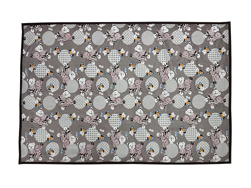 Image of Pookie Plastic Sheet,PVC Sheet for Kids,Rubber Sheet for Babies,Bed Wetting Protector(90 x 135 cm) (Brown Bear)