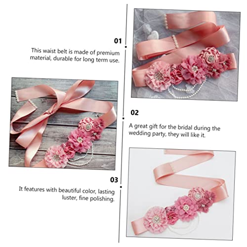 1pc Belt Cinturones De Mujer Para Vestidos Waist Belt for Dresses Rhinestone Decor Maternity Belt for3