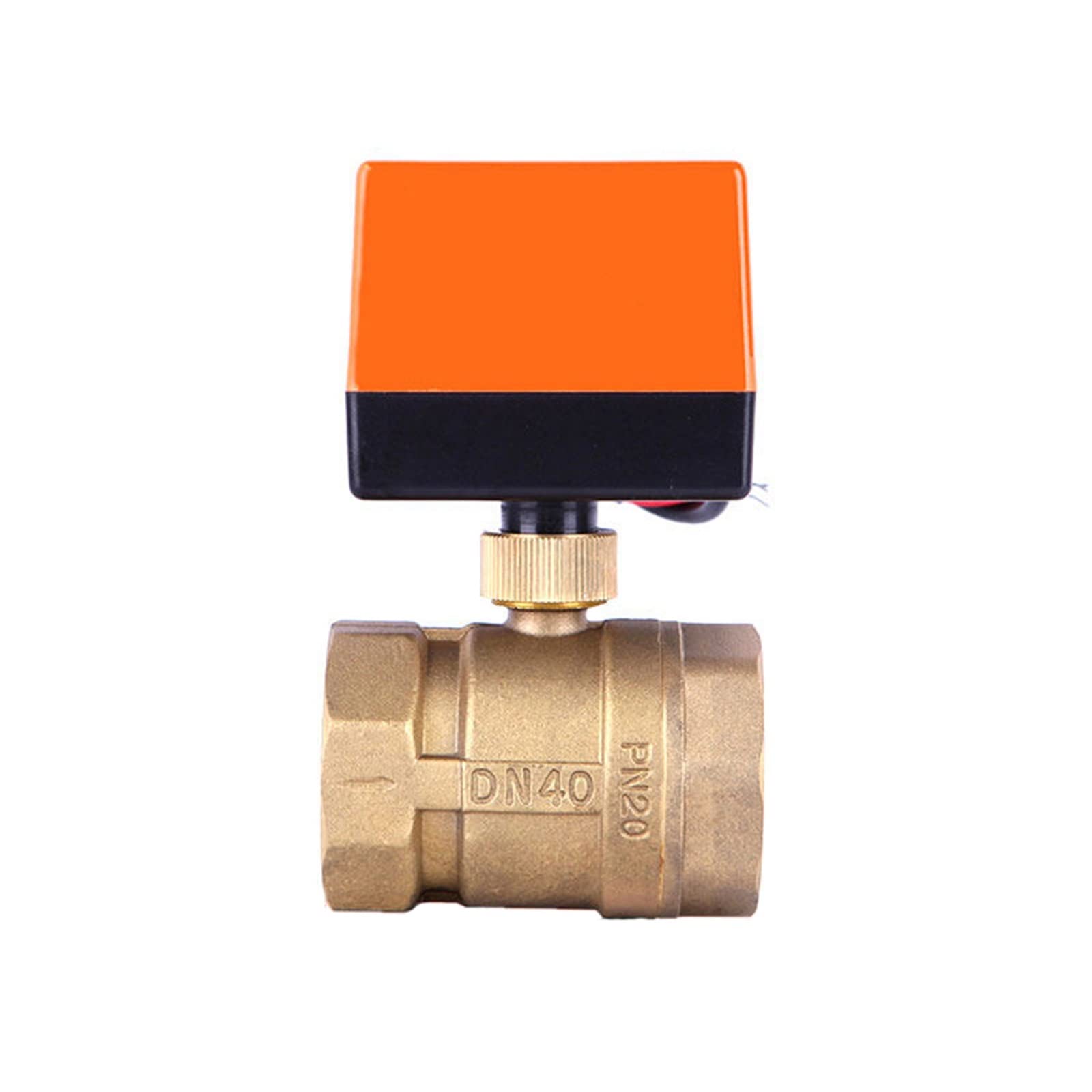 Válvula de bola electromotorizada de latón con control de 3 hilos 2 puntos