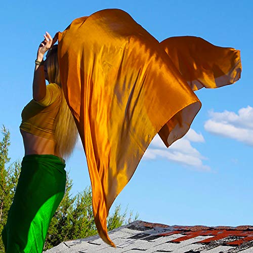 Womens 100% Silk Lightweight Dance Scarves Shawls Veils Wraps Solid Colors2