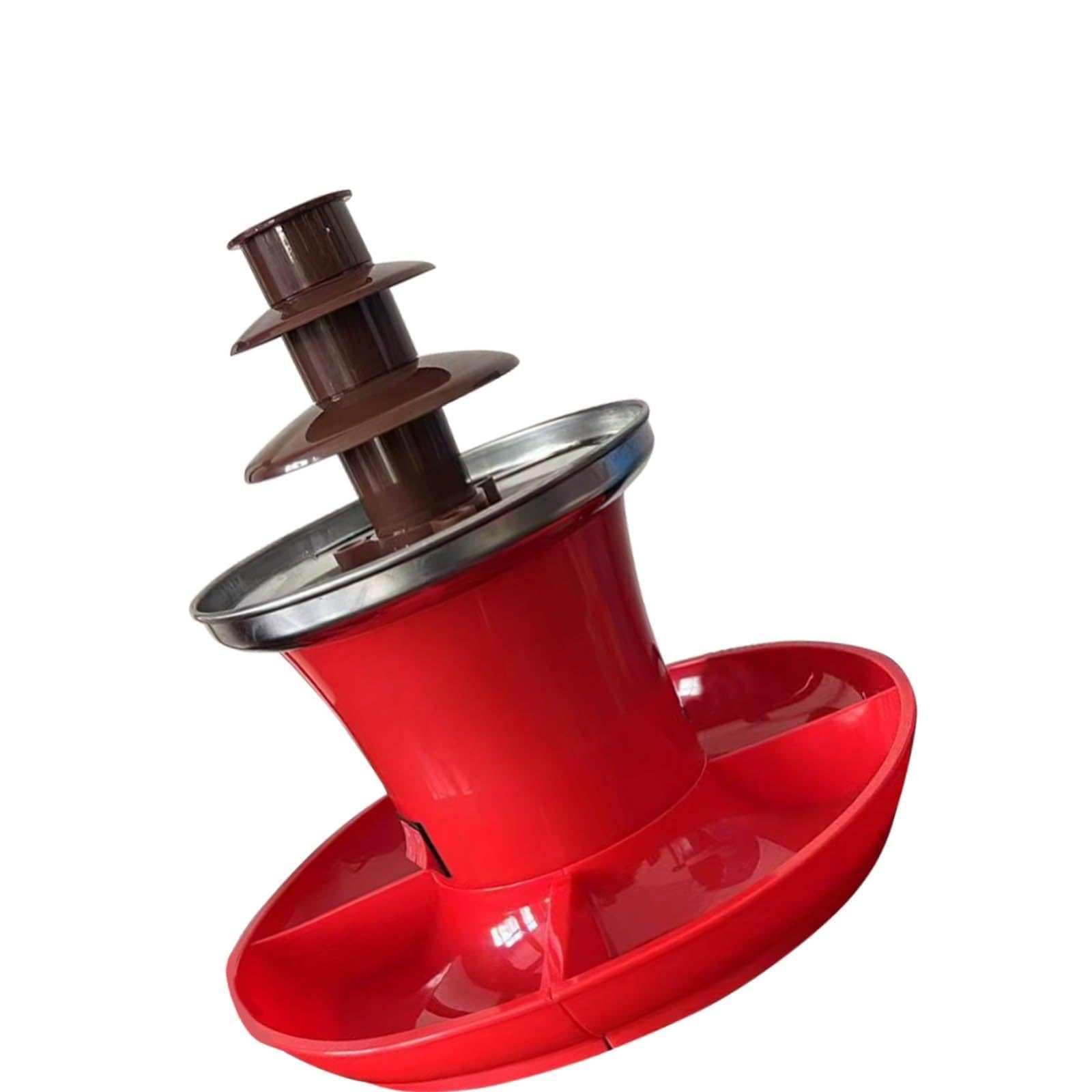 Tsophreniq 1. 220V 3-Tier Chocolate Fountain Machine with Heating Tower, Quiet for Parties & Dessert Making, Easy Quiet Chocolate Fountain Maker
