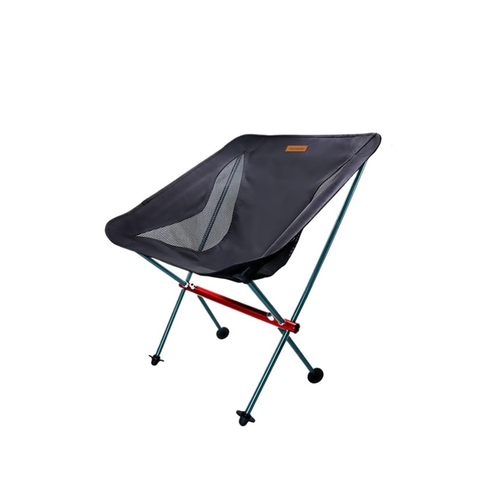 Ultralekki składany krzesło księżycowe na camping wędrowanie podróże(Black Small Chair)