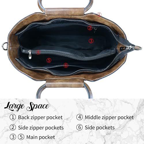 Bolso Satchel para Mujer con Asa Superior y Correa miniatura 5