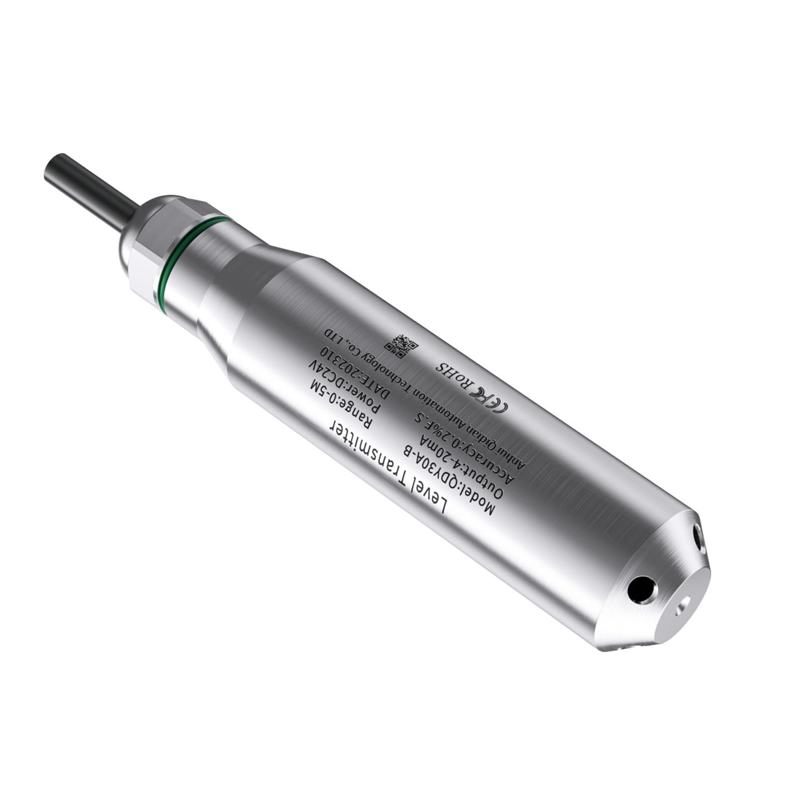 Sensore Livello Acqua Serbatoio 24V 0-10M Trasmettitore Integrato Liquido 4 20ma 0-5V 0-10V Liquild(out 0-5V,2M Rnage 3M)