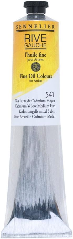 SENNELIER Rive Gauche Fine Oil Color for Artists, 200ml Tube, Cadmium Yellow Lemon Hue 545