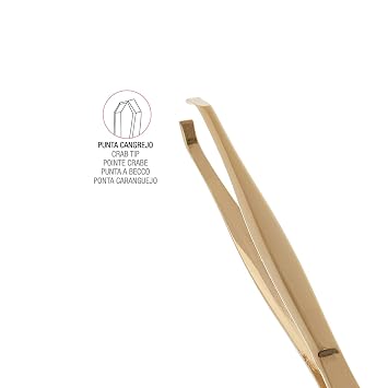 Beter 34062 – TIP TWEEZERS Crab Golden 9.3 cm