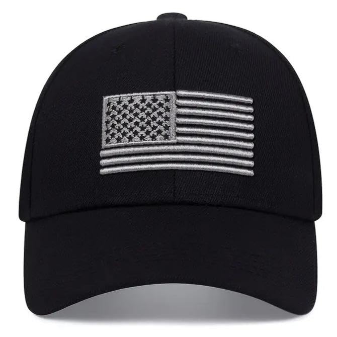Image of American-Flag-Embroidery-Baseball-Cap for Men Women Adjustable-USA-Dad-Hat