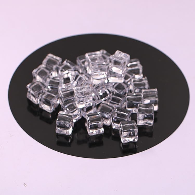 A Pack of White1 Dollhouse Ice Cube 1/12 Miniature Ice Cubes Dollhouse Decoration Accessories Dollhouse Accessories