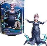 DISNEY Arielle, die Meerjungfrau - Ursula mit Tentakeln, abnehmbarer Halskette und lavendelfarbener Hochsteckfrisur für endlosen Frisierspaß, für Kinder ab 3 Jahren geeignet, HLX12