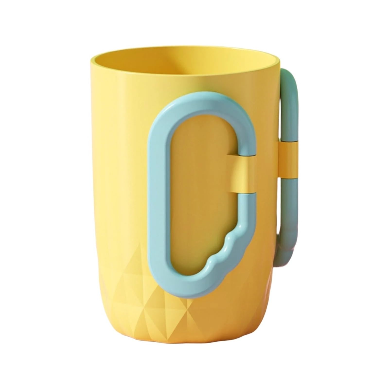 2Pcs Solid Color Toothbrush Cup, Bathroom Tumbler For Home Dorm for Toothbrushes(Yellow)