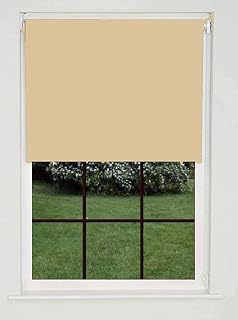 Home In Style 4U Thermal 100% Blackout Roller Blinds Plain Colored UV-resistant Fabric Trimmable (Light Grey, 60cm x 165)