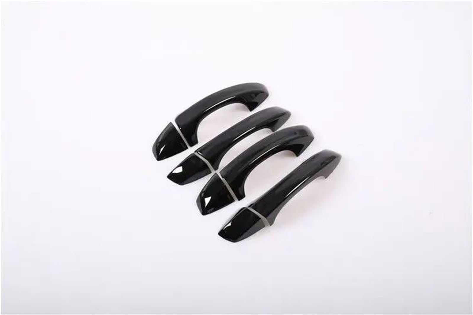 JTWMTY Black Chrome Car Exterior Door Handle Cover Trim Sticker Styling Accessories for VW for Golf 6 MK6 2009-2013(Style 1)