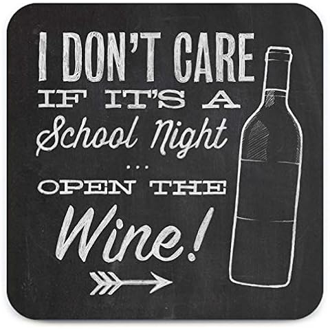 Brainbox Candy Funny School Night Coaster Cover