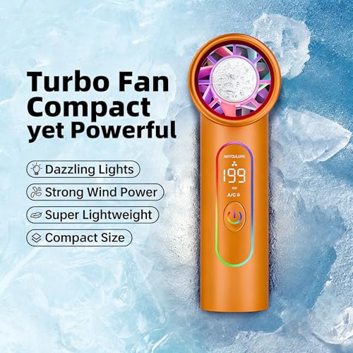 Ventilateur portatif haute performance éolienne rechargeable par USB