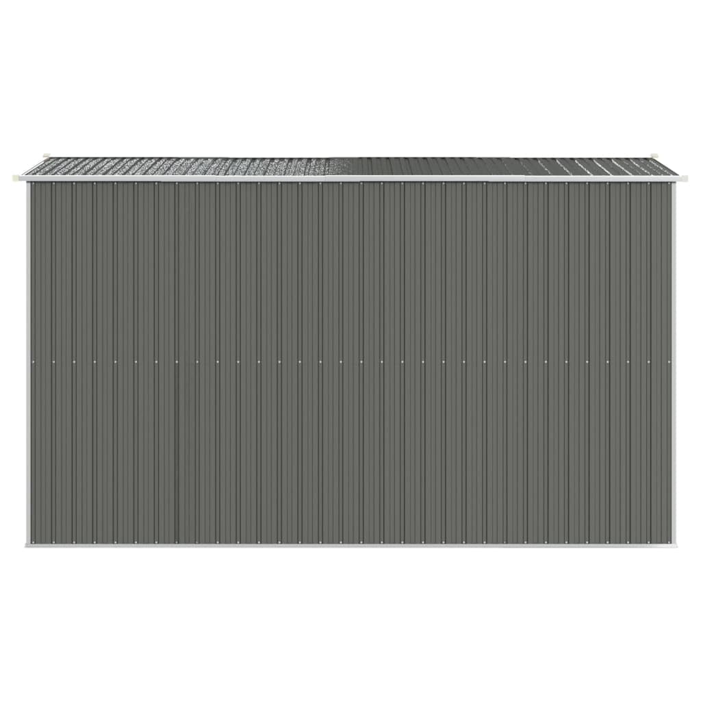 Générique Abri de Jardin Gris Clair 192x357x223 cm Acier galvanisé,Maison & Jardin,Pelouses & Jardins,Vie en extérieur,Structures extérieures,Cabanes & abris de Jardin,3147440