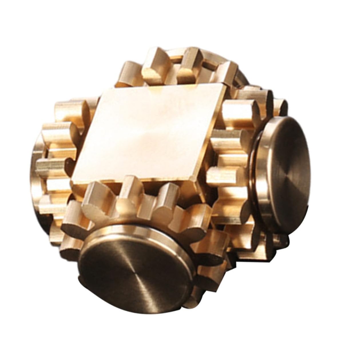 VICASKY Mini Cube à Mécanismes en Laiton pour Décompression et Exercice Cognitif, Jouet Gyroscopique Créatif pour Garçon et Filles et Adultes, Présent