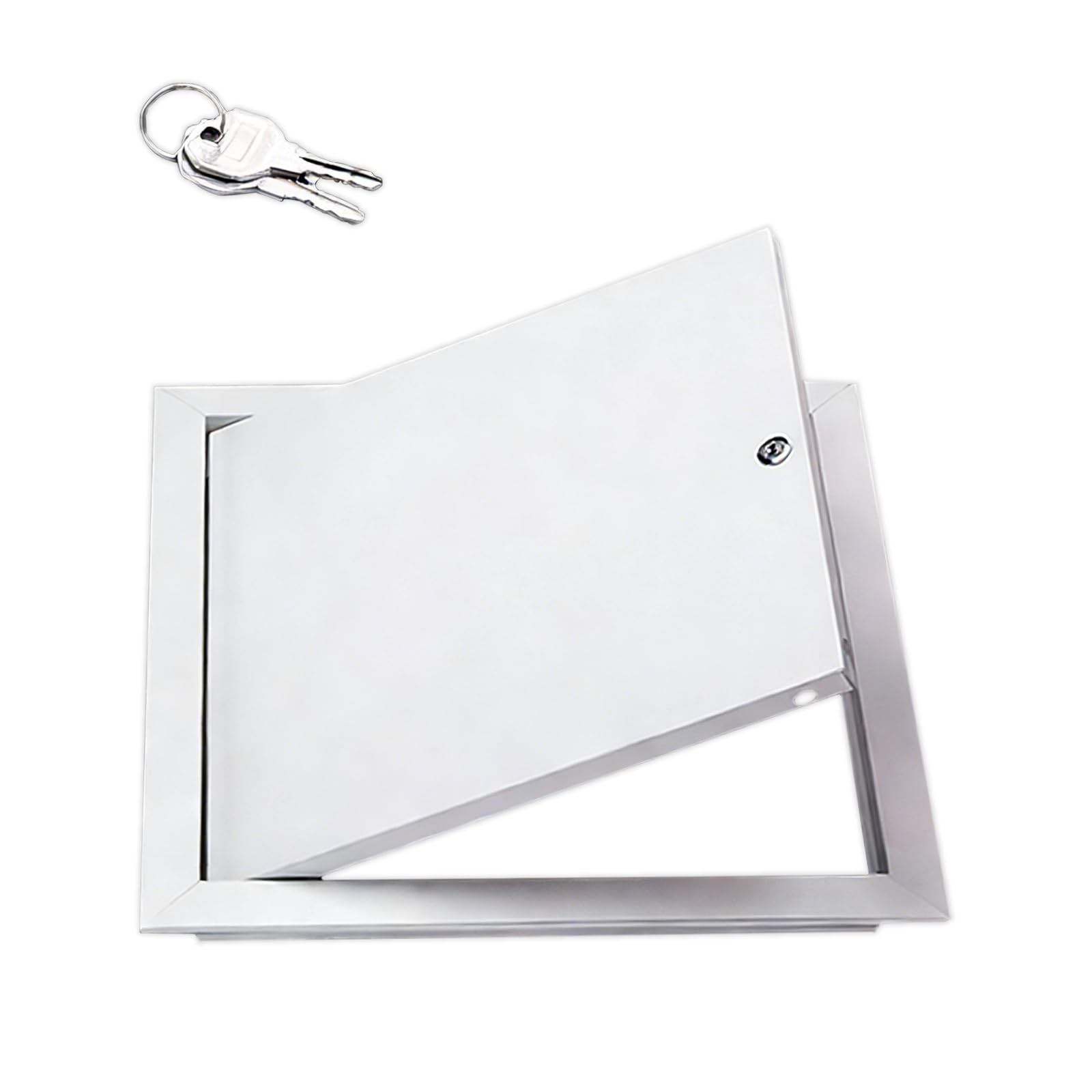 Aluminum Wall Hole Cover Plumbing Access Panel with Lock for Wall Ceiling(12x22in/30.5x55.9cm)