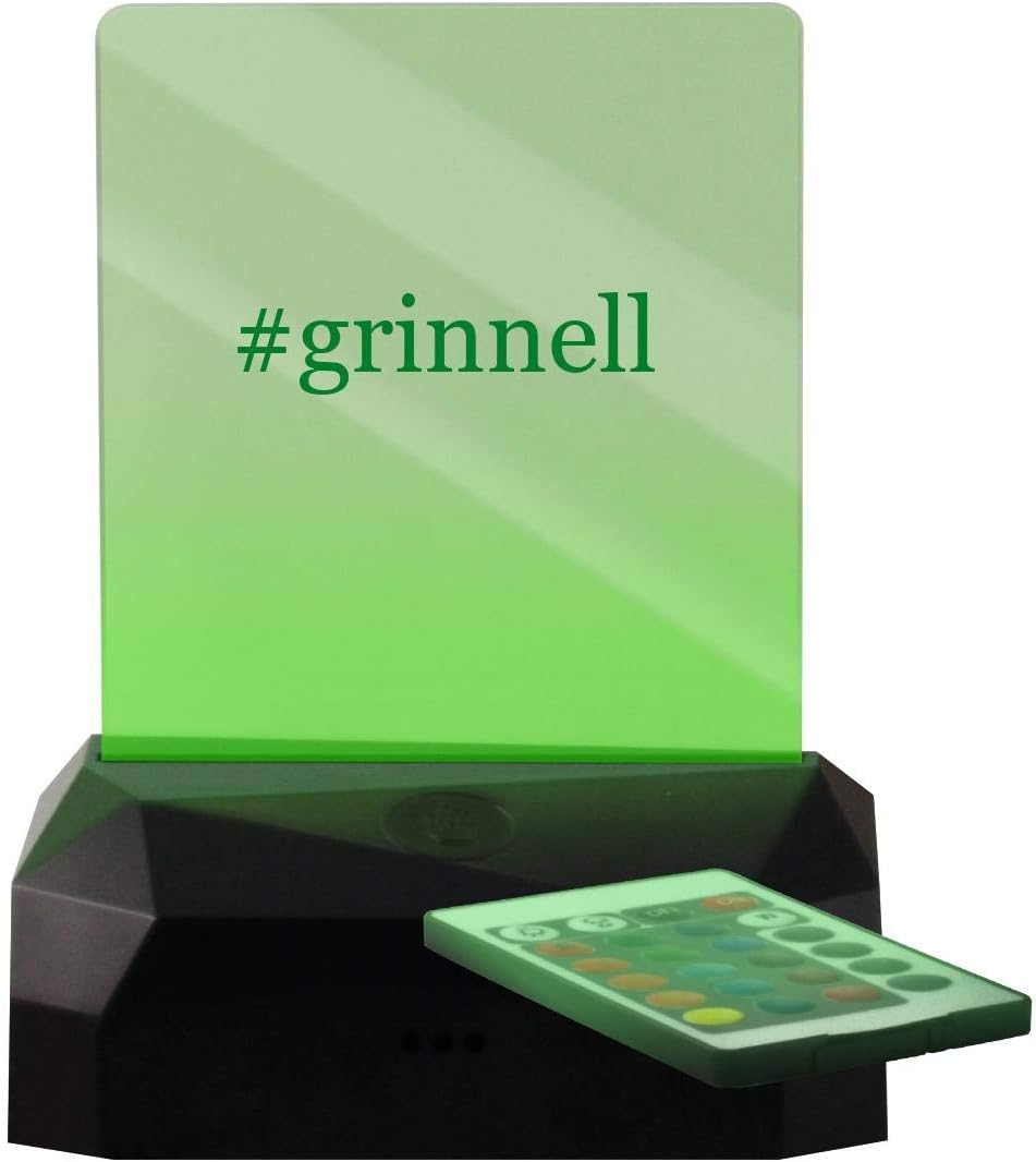 #Grinnell - Hashtag LED Rechargeable USB Edge Lit Sign