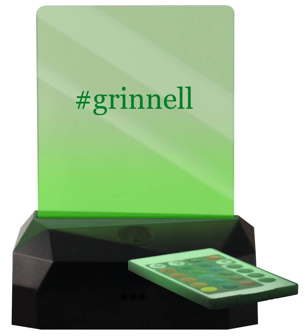 #Grinnell - Hashtag LED Rechargeable USB Edge Lit Sign