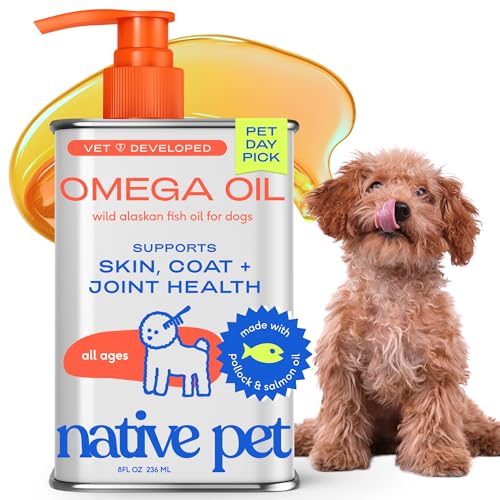 Native Pet Omega 3 Fish Oil for Dogs & Cats...