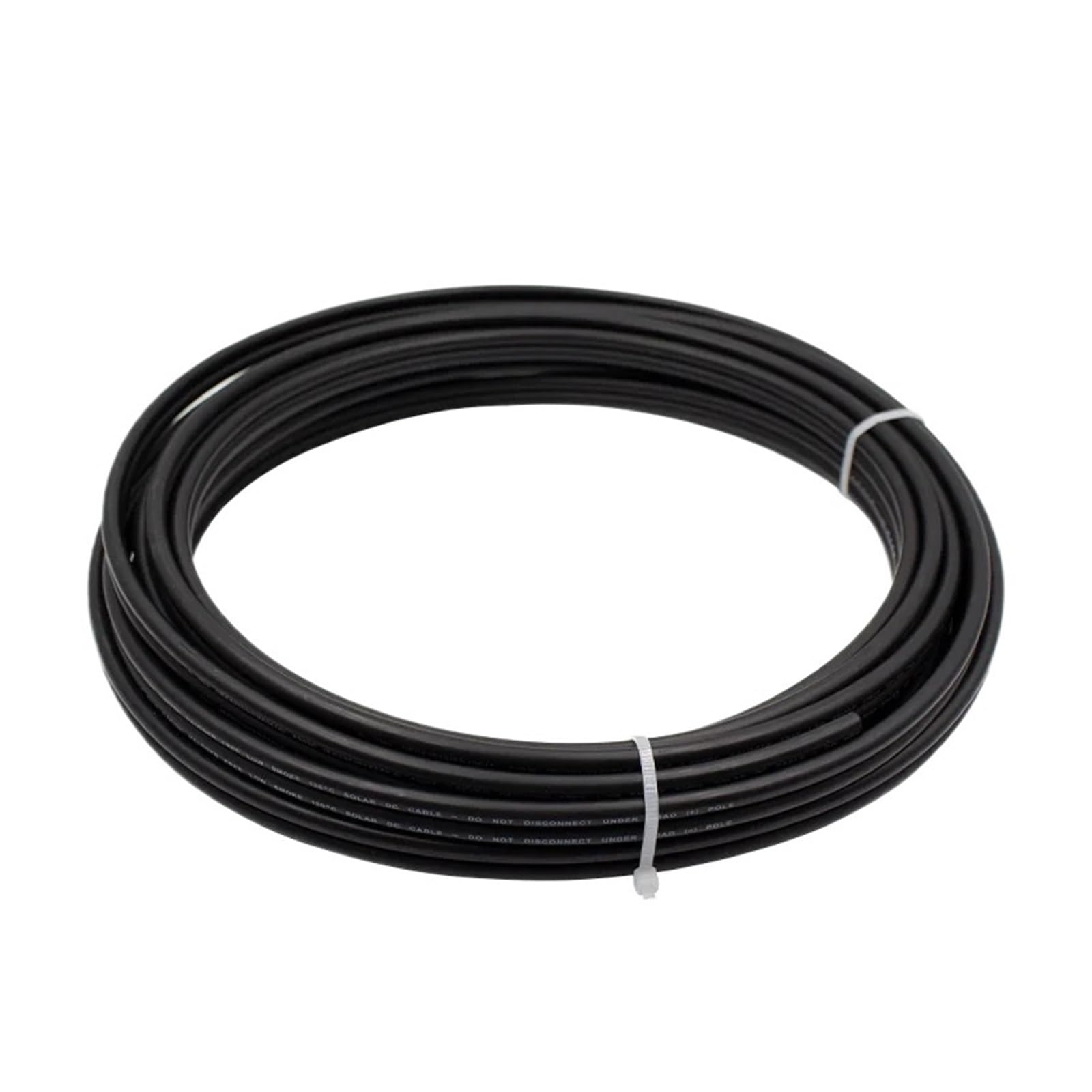 50 Meter Doppelader 2X4/6MM2(10/12AWG) Solarkabel, schwarzer PV-Kabeldraht Kupferleiter XLPE-Mantel(6MM2 10AWG)