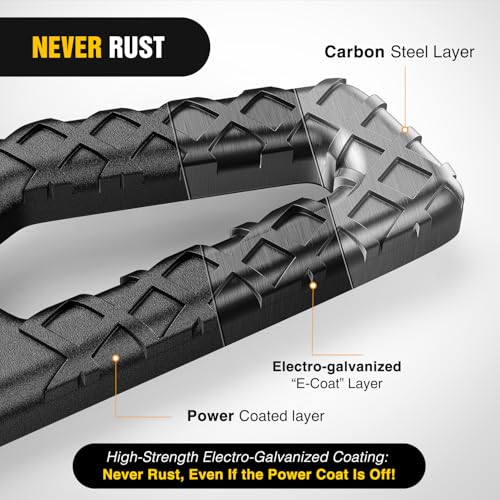 Image of Nilight Tow Hitch Step for 2 Inch Receiver Heavy Duty Steel Universal Rear Bumper Guard Wide Non Slip Trailer Hitch Step Bar with Anti Rattle Stabilizer and 5 /8 inch Pin Clip Fits Pickup Truck SUV Van