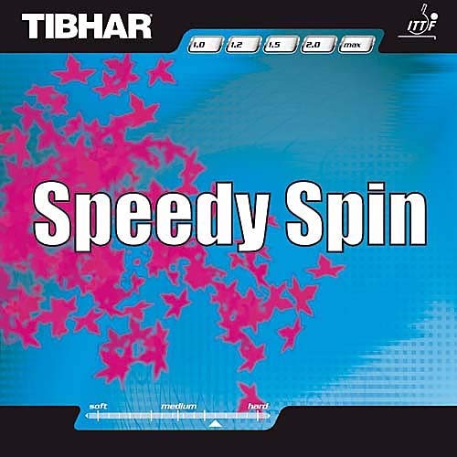 Tibhar Belag Speedy Spin Farbe 2,1 mm, rot, Größe 2,1 mm, rot