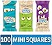 Kellogg S Rice Krispiexs Treats Marshmallow Bars | Sweet Crispy Marshmallow Cereal Kids Snacks, Lunch Snacks, Grab n' Go, Original Individually Wrapped | (100 - COUNT Halloween Mini Squares)