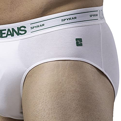 Image of Underjeans Men Cotton Blend Brief - Pack of 2